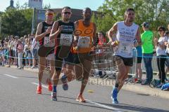 ODLO - Halbmarathon 2018 - Burka Kedir München #4 - Sebastian Mahr Positiv Fitness #5 - Markus Stöhr Positiv Fitness #908  - Philipp Bertsch Positiv Fitness #1178 - Foto: Jürgen Meyer