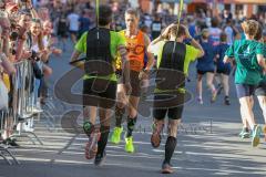 ODLO - Halbmarathon 2018 - Michael Binder vom LifePark Max als erster Rückwärtsläufer - Foto: Jürgen Meyer