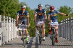 ODLO - Halbmarathon 2018 - Führungsradfahrer auf dem Donausteg -Foto: Jürgen Meyer
