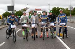 ODLO - Halbmarathon Ingolstadt 2019 - Führungsradfahrer für die ersten drei männlichen und weiblichen Läufer - Foto: Jürgen Meyer