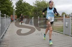 ODLO - Halbmarathon Ingolstadt 2019 - 3. Siegerin Eva Schien Regensburg - Foto: Jürgen Meyer