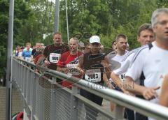 Halbmarathon Ingolstadt 2011 - Fußgängerbrücke