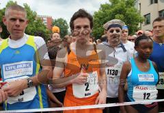 Halbmarathon Ingolstadt 2011 - Heiko Middelhof und Haimanot Haile am Start