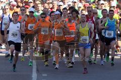 Halbmarathon 2012 Ingolstadt Foto: Jürgen Meyer
Start vom Halbmarathon 2012