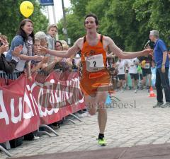 Halbmarathon Ingolstadt 2011 - Heiko Middelhof mit 1:10 im Ziel