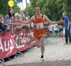 Halbmarathon Ingolstadt 2011 - Heiko Middelhof mit 1:10 im Ziel