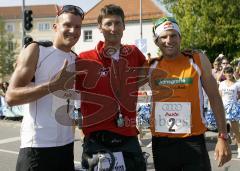 Halbmarathon Ingolstadt 2009 - Jan Frodeno, Roland Knoll, Daniel Unger