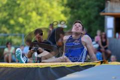 Leichtathletik - Hochsprung MeetIN Ingolstadt - 1 . Dominik Gaul (VfL Sindelfingen) der spätere Sieger über 5,65