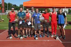 MTV MEET-IN - Stabhochsprung -  Foto: Jürgen Meyer - Von li nach re 1. Sieger Lita Baehre Bo Kanda TSV Bayer 04 Leverkusen - 2. Sieger Kass Philip SV Werder Bremen - 3. Sieger Köhler Baumann Jakob LG Filstal - 4. Sieger Malte Mohr SV Wattenscheid 01 - 5. 