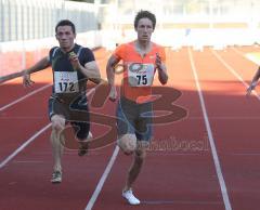 Leichathletik Meeting Ingolstadt - Sieger 100 m Herren Christian Blum