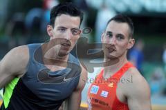 Leichtathletik Meeting Ingolstadt 2012 - Malte Mohr mit Jahresbestleistung 5,91 m, rechts Alexander Straub