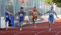 Leichtathltetik Meet IN 2010 - Zweiter von rechts Phillip Hackner MTV Ingolstadt 2.Platz 100 m