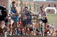 Deutschen Cross-Meisterschaften  - Der Berg nach dem Start