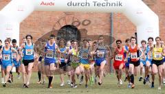 Deutschen Cross-Meisterschaften - Start der Männer. Nr.20 Heiko Middelhoff aus Ingolstadt