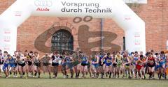 Deutschen Cross-Meisterschaften - Start der Männer über 10,1 km