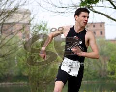 1.Ingolstädter Swin & Run am Wonnemar von der Triathlon Abteilungg des ESV Ingolstadt - Der Sieger bei den Herren, Alexander Böhm