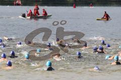 Triathlon Ingolstadt 2013 am Baggersee - Start zur Short-Distanz