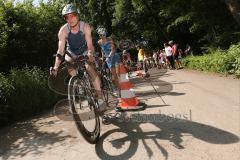 Triathlon Ingolstadt 2013 am Baggersee - Olympische Distanz Start zum Radfahren