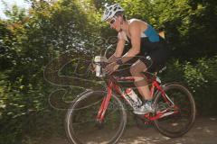 Triathlon Ingolstadt 2013 am Baggersee - Olympische Distanz Start zum Radfahren