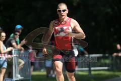 Triathlon Ingolstadt 2013 am Baggersee - Olympische Distanz Zweiter Jan Raphael