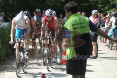 Triathlon Ingolstadt 2013 am Baggersee - Olympische Distanz Start zum Radfahren