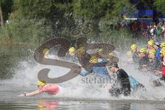 Triathlon Ingolstadt 2013 am Baggersee - Start zur Short-Distanz