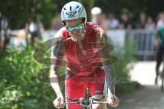 Triathlon Ingolstadt 2013 am Baggersee - Olympische Distanz Start zum Radfahren