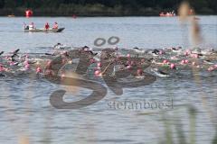 Triathlon Ingolstadt 2013 am Baggersee - Start Olympische Distanz