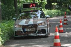 Triathlon Ingolstadt 2013 am Baggersee - Strecken-Fahrzeug