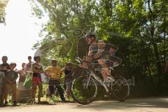 Triathlon Ingolstadt 2015 - Baggersee - Olympische Distanz, Radfahren Start Strecke