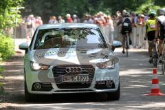 Triathlon Ingolstadt 2015 - Baggersee - Olympische Distanz, Radfahren Siegerfahrzeug