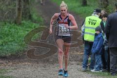 Neuburger Frühjahrswaldlauf 2013 - 7800 Meter - Lauf Cup - Felicity Milton vom TS Herzogenaurach siegt mit neuer Rekordzeit