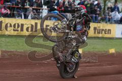 Speedway - Vierländer Vergleichskampf in Neustadt/Donau - Erik Riss roter Helm - Foto: Jürgen Meyer