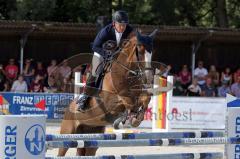 Reittage Hagau AUDI CUP - Lars Nieberg mit seinem Pferd Galippo 5 - Foto: Jürgen Meyer