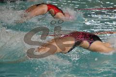 Schwimmen - Bayerische Meisterschaft - Start Vorlauf Frauen Rücken