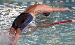 Schwimmen - Bayerische Meisterschaft - Markus Baumgartner (Bayerischer Kurzbahnmeister über 50 Meter Schmetterling)