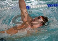 Schwimmen - Bayerische Meisterschaft - Markus Baumgartner (Bayerischer Kurzbahnmeister über 50 Meter Schmetterling)