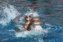 Schwimmen - SC Delphin Ingolstadt - Training - Freibad Ingolstadt - 50 Meter Becken - Paul Huch (Jahrgang 1996)  - Rückenschwimmen