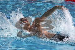 Schwimmen - SC Delphin Ingolstadt - Training - Freibad Ingolstadt - 50 Meter Becken - Paul Huch (Jahrgang 1996)  - Rückenschwimmen