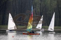 Segelregatta des ESV Ingolstadt - Donau Staustufe Ingolstadt