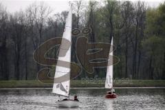 Segelregatta des ESV Ingolstadt - Donau Staustufe Ingolstadt