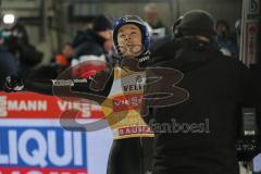 68. Vierschanzentournee 2019/2020 - Oberstdorf Auftaktspringen - Erster Platz Ryoyu Kobayashi JPN Jubel Finale