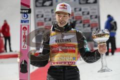 68. Vierschanzentournee 2019/2020 - Oberstdorf Auftaktspringen - Erster Platz Ryoyu Kobayashi JPN Jubel Finale