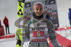 68. Vierschanzentournee 2019/2020 - Oberstdorf Auftaktspringen - Zweiter Platz Karl Geiger GER Jubel Finale