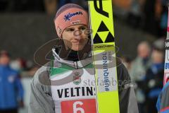 68. Vierschanzentournee 2019/2020 - Oberstdorf Auftaktspringen - Zweiter Platz Karl Geiger GER Jubel Finale