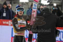 68. Vierschanzentournee 2019/2020 - Oberstdorf Auftaktspringen - Erster Platz Ryoyu Kobayashi JPN Jubel Finale