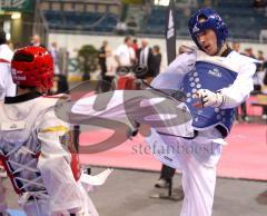 Taekwondo DM 2011 - Saturna Arena - rot Marwan Bhouri, blau Christoph Lehmann 2.Platz DM