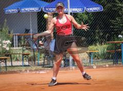 Tennis - Nordbräu Cup - Finale  - Frauen - 2026 - Nordbräu Cup 2026 - Finale - Frauen - Graber Nadine - TC Aschheim in Pink - Grigorieva Darja - TK Bietigheim in dunkler Hose - Foto: Meyer Jürgen