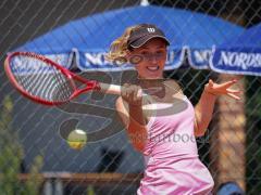 Tennis - Nordbräu Cup - Finale  - Frauen - 2026 - Nordbräu Cup 2026 - Finale - Frauen - Graber Nadine - TC Aschheim in Pink - Grigorieva Darja - TK Bietigheim in dunkler Hose - Foto: Meyer Jürgen