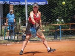Tennis - Nordbräu Cup - Finale  - Frauen - 2026 - Nordbräu Cup 2026 - Finale - Frauen - Graber Nadine - TC Aschheim in Pink - Grigorieva Darja - TK Bietigheim in dunkler Hose - Foto: Meyer Jürgen